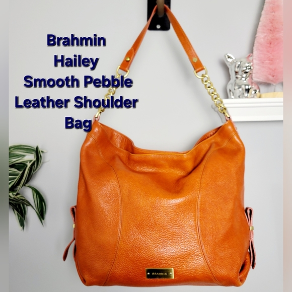 BRAHMIN Hailey Smooth Pebble Leather Shoulder Bag - Picture 2 of 16